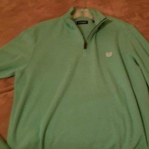 Chaps Ralph Lauren 1/4 Zip Pullover (M - Lime Green)